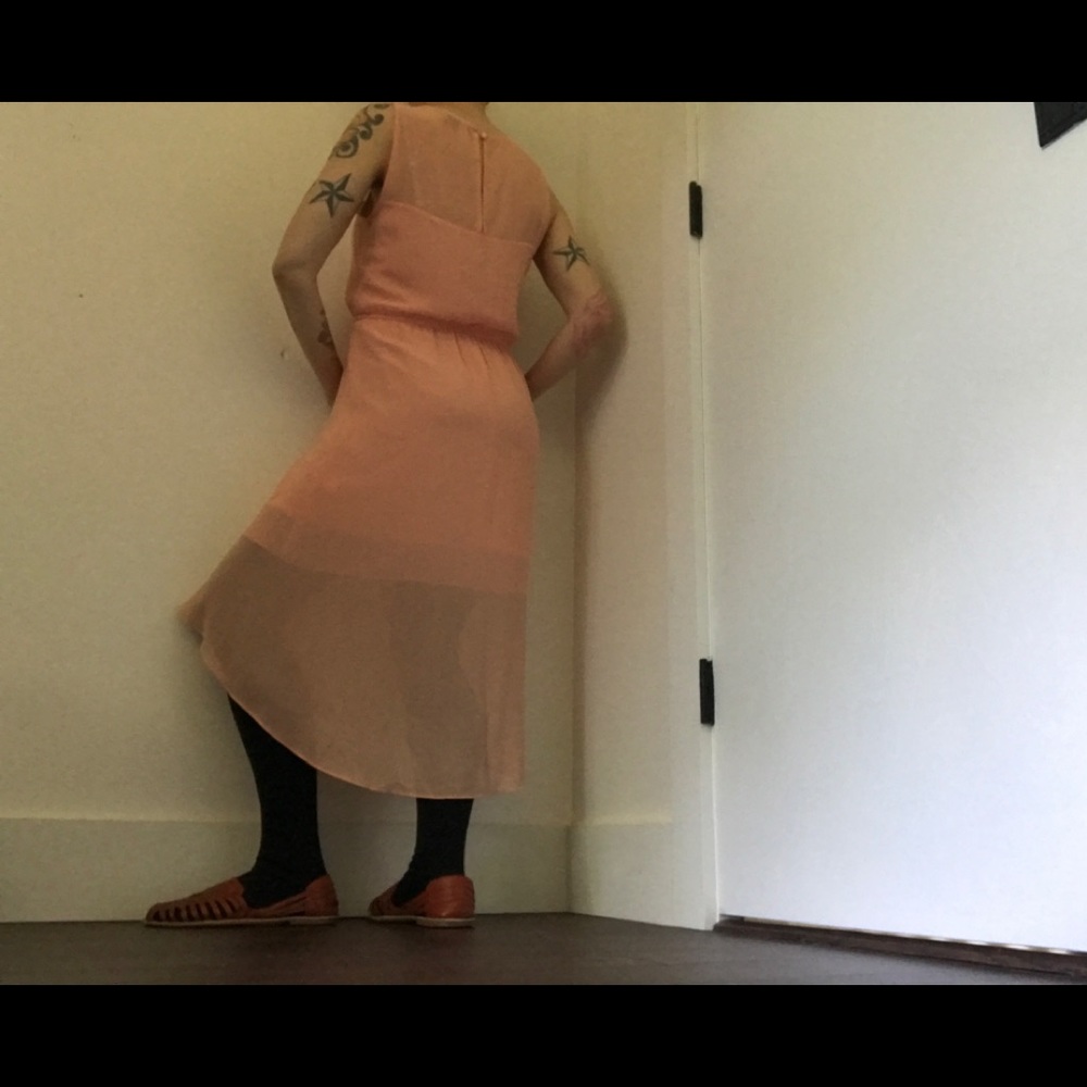 Forever 21 Peach High-Low Dress - Picture 3 of 13
